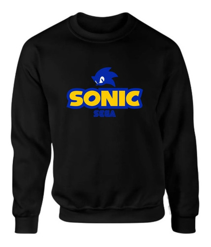 Sudadera Lisa Sonic Sega Video Juegos Talla Xxl