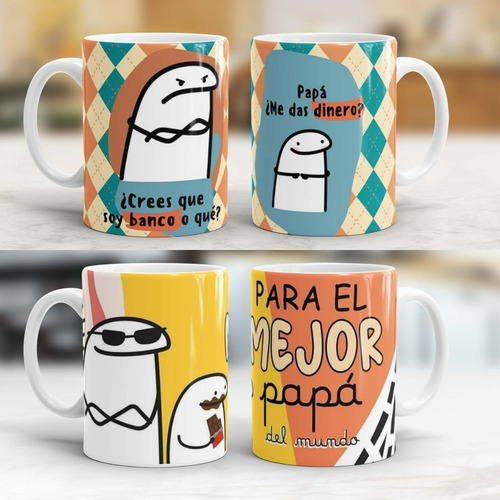 Imagen 7 de 10 de Tazas Dia De La Madre - Dia Del Padre Cumpleaños