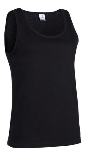 Topper Remera Mujer - Sin Mangas Basicos Negro