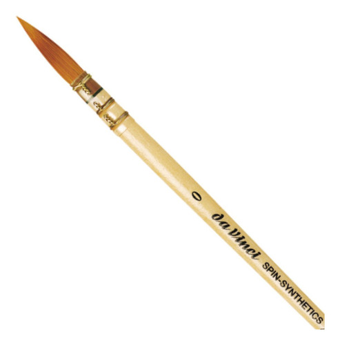 Pincel Da Vinci Spin Synthetics 488-0 Amarradinho Cerdas Amarelo