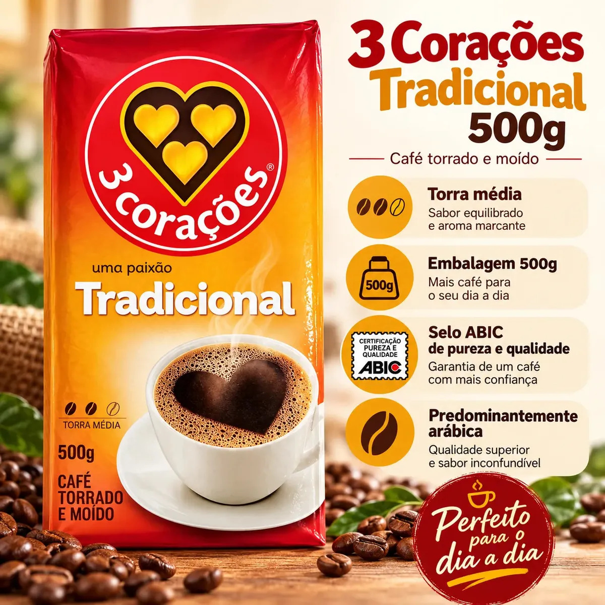 Como Comprar: o que comprar, quanto pagar e onde 3 Café Torrado E Moído Tradicional Caixa Com 500g 3 Corações…