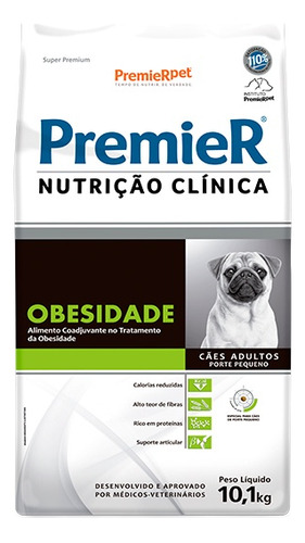 Premier Obesidade Para Cães Adultos Pequeno Porte 10kg