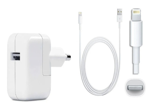 Carregador Rápido Cabo Usb Para iPhone 8 X Xr Xs iPad 5 iPad Cor Branco