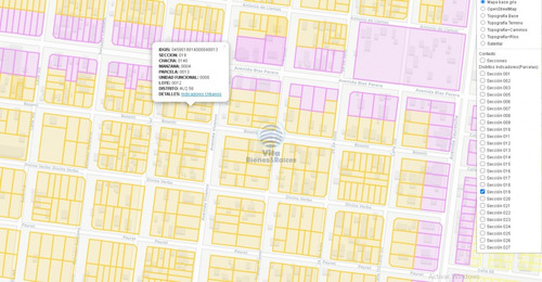 Imagen 2 de 3 de Terreno En Venta Sobre Av. Vivanco Casi Blas Parera (12 X 36 Mts)