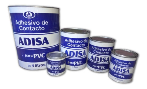 Adhesivo De Contacto Pvc Adisa X1/8lts.