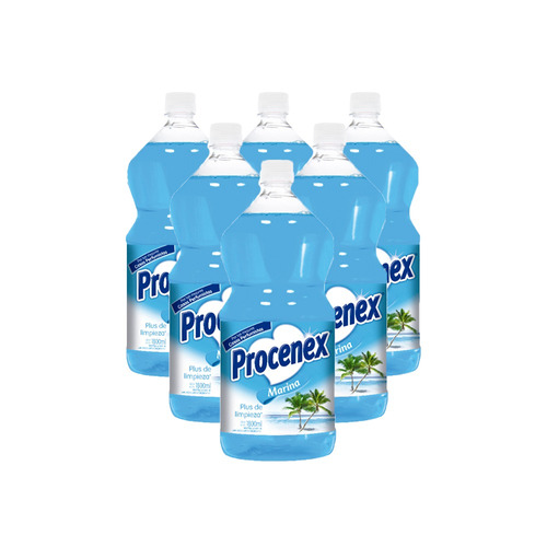 Procenex Limpieza Y Fragancias Marina 6 Botellas De 1800ml