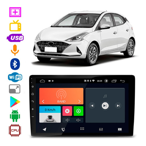 Som Hyundai Hb20 2020 A 2021 9 Pol Bt Usb Android Baixa Apps