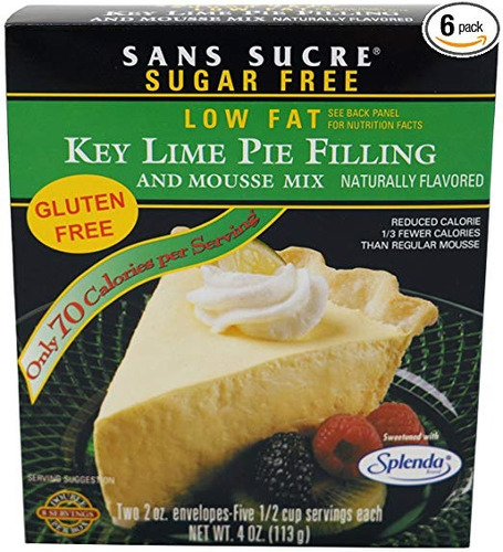 San Sucre Key Lime Mouse, Cajas De 4 Onzas (paquete De 6)