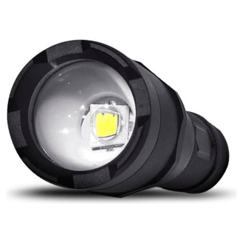 Linterna Spinit Pointmax 400r Duo Recargable Pila 400 Lumens Color De La Linterna Negro Color De La Luz Blanco