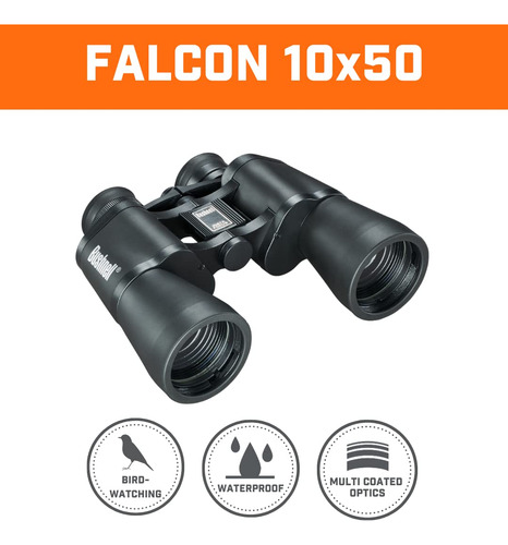 Binóculos Bushnell Falcon 10x50 De Grande Angular (pretos)