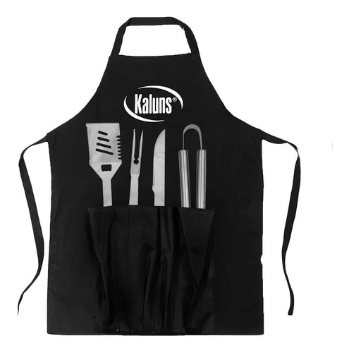 Imagen 2 de 5 de Juego De Accesorios Para Parrilla 21 Piezas Acero Inoxidable