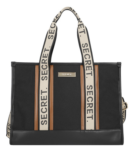 Cartera Tote Secret Austria Fw24 Negro M