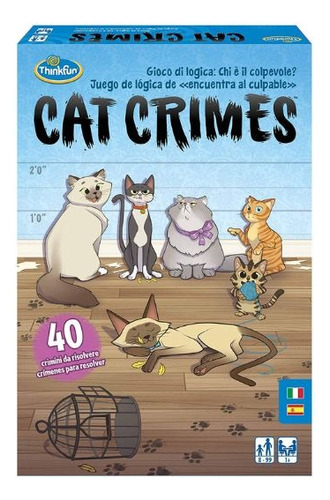Juego De Lógica Cat Crimes  Quién Es El Gato Culpable? 