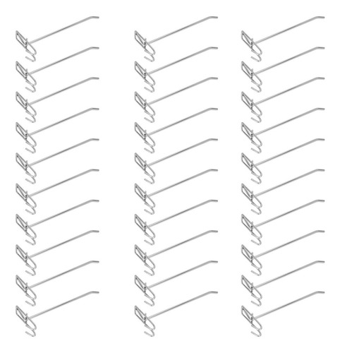 30pcs Supermercado Gancho De Hierro Rejilla Estante Gancho J