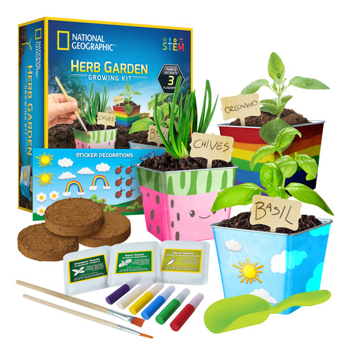 National Geographic Kit De Cultivo De Hierbas Para Nios, Dec