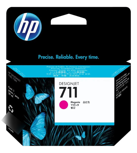 Cartucho Hp 711 Magenta Original 29ml Hp Designjet T120 T520
