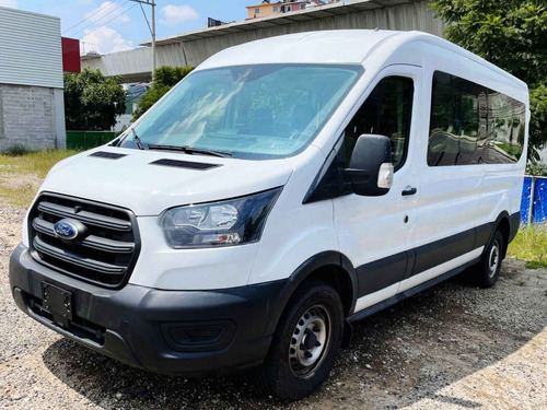 Imagen 1 de 12 de Ford Transit 2021 4p Pasajeros Larga Diesel 2.2l