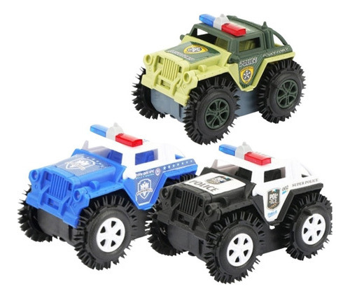 Carro Loco Jeep  Pólice 4x4 Regalo Niño