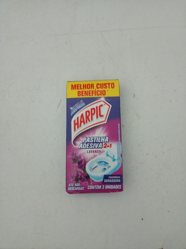 Imagem 1 de 3 de Patinha Adesiva Harpic Lavanda