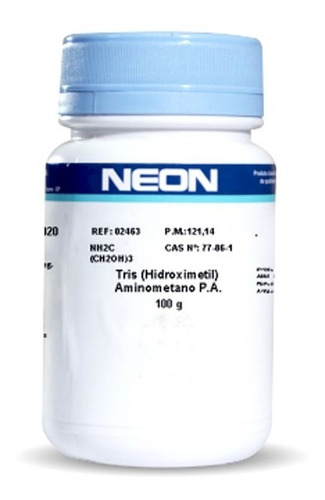 Tris (hidroximetil) Aminometano P.a (100% Puro) 100g Neon