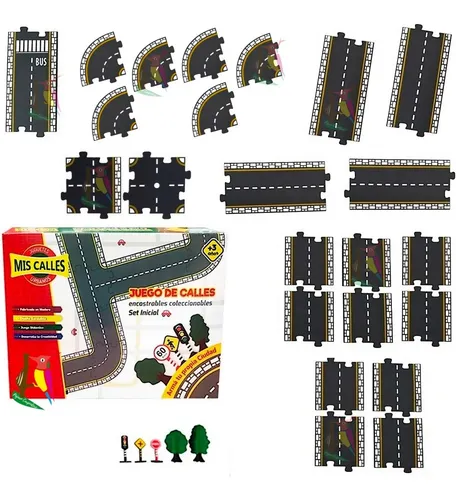 comprar Pista Mis Calles 28 Piezas Encastre Juguetes Didacticos Niño