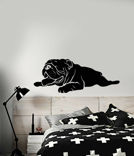 Vinilos Adhesivos Animales Perro Bulldog Ingles 04