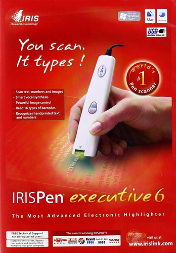 Exclusivo Scanner Pluma Irispen Executive Importado