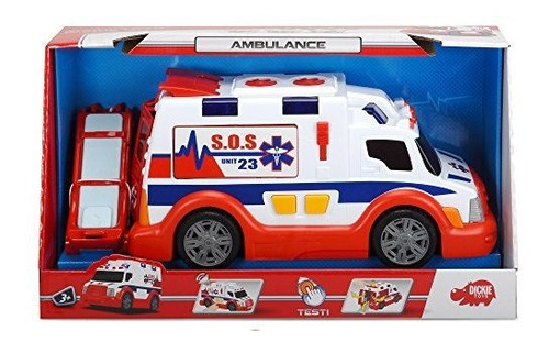 Vehiculo De Ambulancia Dickie Toys Light And Sound