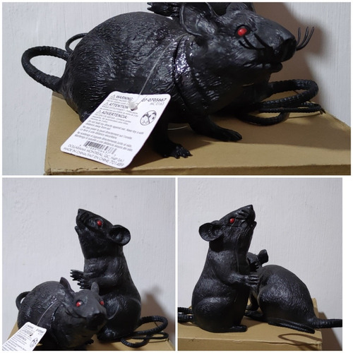 Juguete Adorno Halloween Ratón Ratas Decoración Bromas. | Cuotas sin interés Juguete Adorno Halloween Ratón Ratas Decoración Bromas. | Cuotas sin interés