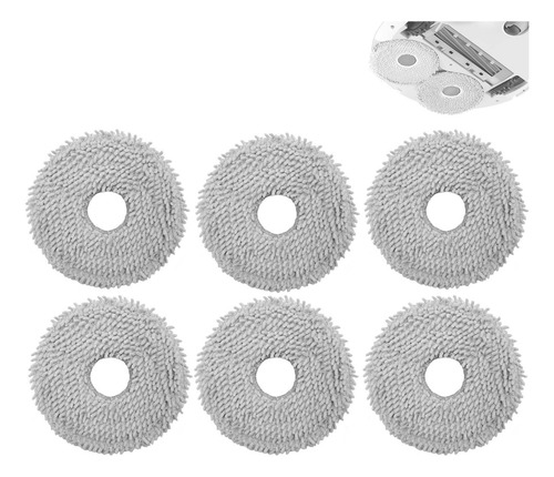 Moppad Diansung Para Roborock Q Revo Revo Pro, 6 Unidades