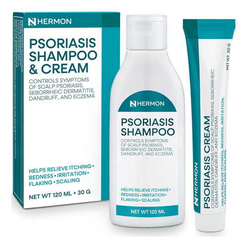 Set De Champú Y Crema Para La Psoriasis - mL a $455