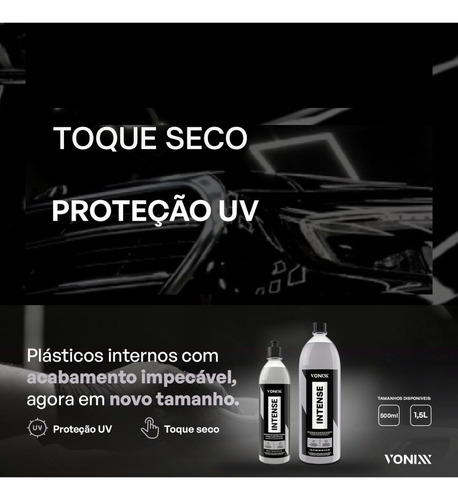 Kit Limpeza Automotiva - Sintra Intense V-floc Blend Black Vonixx