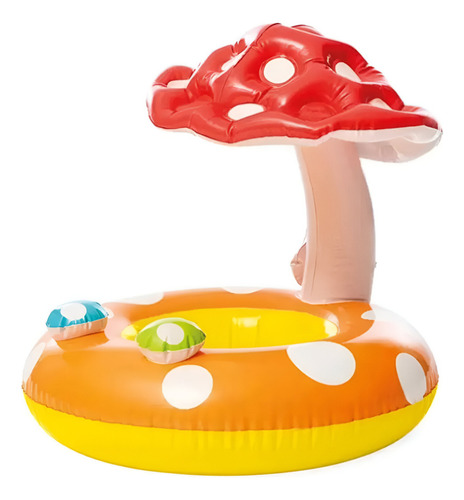 Flotador Inflable Hongo Intex 56574np Bebes 69 Cm