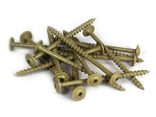fresados de rosca Tornillo para construcci/ón de madera Maderatec amarillo galvanizado corte punta con cabeza giratoria 500 unidades cabeza plana T20 autopropulsado 4,0 x 60 mm B/är reforzado