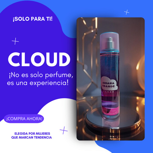 Cloud Ariana Grande Body Mist Fragancia Aroma Mujer Perfume