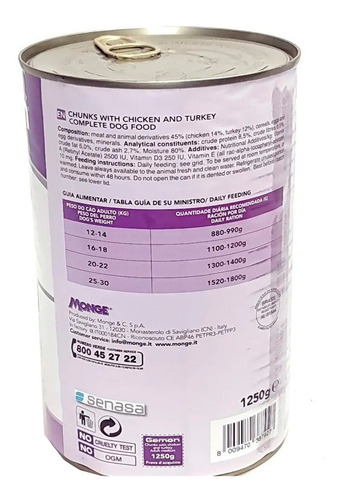 Imagen 7 de 7 de Alimento Humedo Perros Gemon High Premium Quality Pollo/pavo