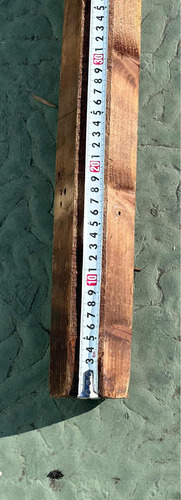 Eje De Madera Octogonal Reciclado 1.815 C/perno Punta (Usado)