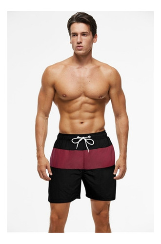 A Traje De Baño Con Secado Rápido For Hombre, Ideal P/playa