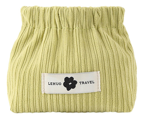 3 Mini Bolsa De Maquillaje, Monedero Sin Cremallera, Verde