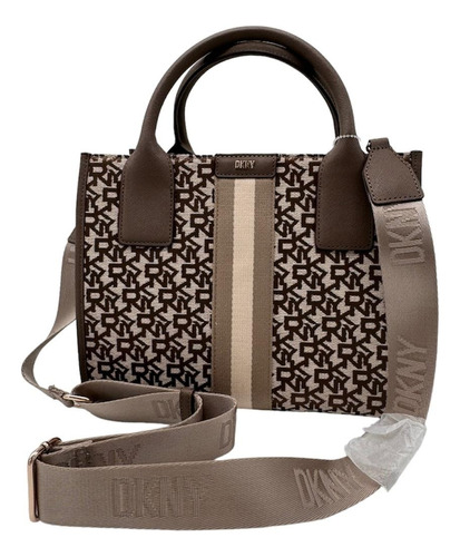 Bolsa Tote Dkny Cafe Oscuro Orignal 