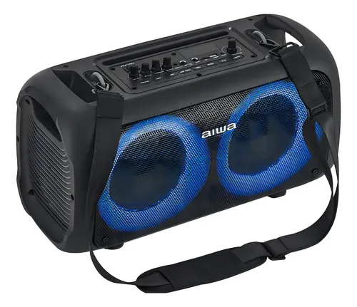 Parlante Activo Aiwa Aw-poh35 Portátil Blutetooth 400W PMPO Color Negro