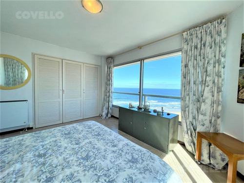 Imagen 14 de 30 de Excelente Unidad De 4 Dormitorios En Suite, Primera Fila Al Mar En Playa Brava - Punta Del Este
