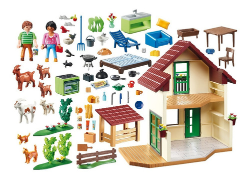 Playmobil 70133 Country Casa De Campo Con Animales Intek