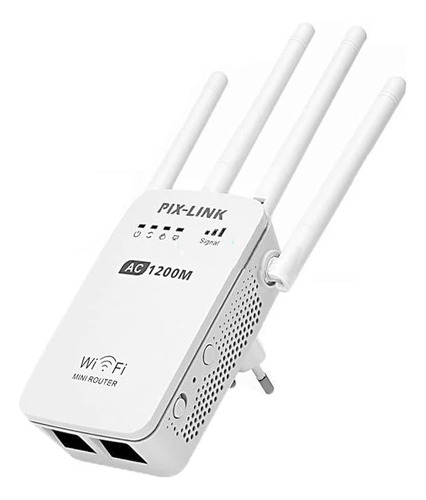 Repetidor Wifi Ac 1200mbps Pixlink Red 5ghz