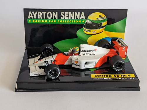 Mclaren Mp4/7 1992 1/43 Senna Minichamps