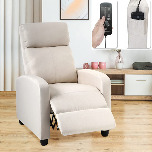 Silla Reclinable Masaje Tela Para Teatro Casa Winback Sala