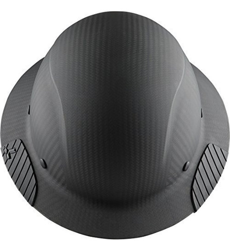 Sombrero Duro De Fibra De Carbono Dax - Negro Mate Completo