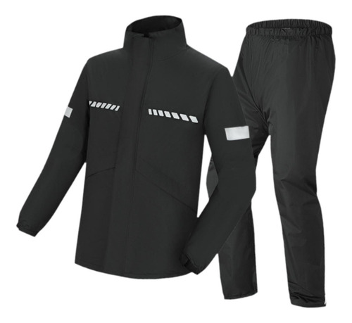 Conjunto Impermeable Para Hombre Con Capucha Y Pantalones
