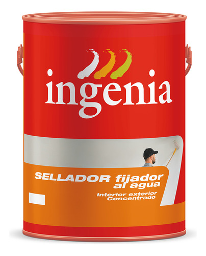 Sellador Fijador Al Agua Ingenia X 1 Litro