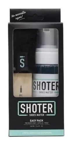 Cuot Limpiazapatillas Shoter Easy Pack Espuma+cepillo+paño